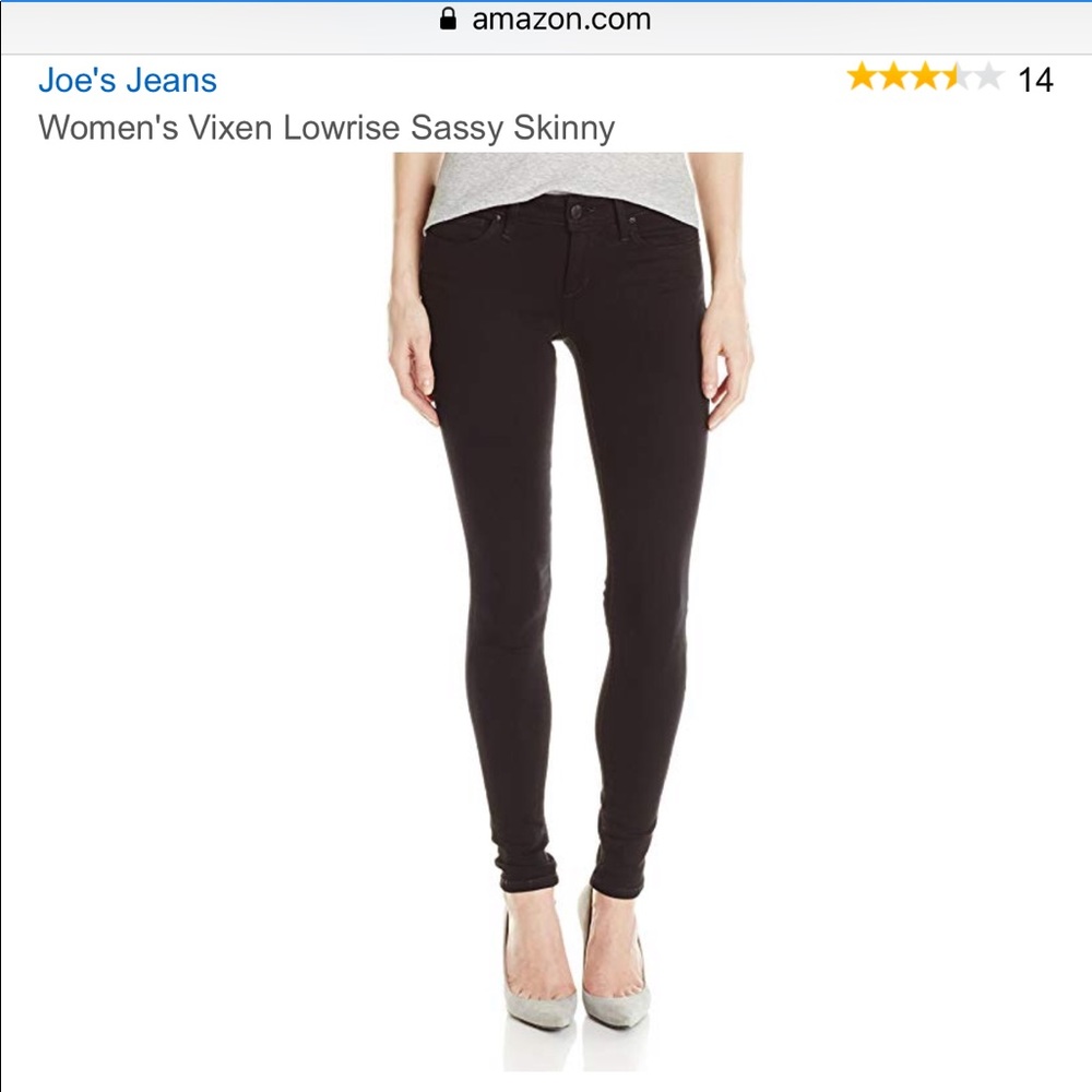 Size 26 Joes low rise skinny jeans **Gray